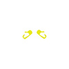 79931 Vinyl Door Button Decal Set, 2014-2019 Chevy Corvette, Pair, Gloss Yellow - image 1