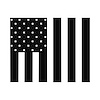 79958 Rear Window US Flag Decal, 2014-2019 Chevy Corvette, Gloss Black - image 1