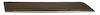 8994 Door Panel Insert Plate W/Walnut Insert, 1970-1976 Chevy Corvette, LH - image 1