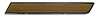 9001 Door Panel Insert Plate W/W/Teak Insert, 1976-1976 Chevy Corvette, RH - image 1