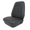 C400220 Leather Seat Covers, 1969 Chevy Camaro, Standard Interior Front Buckets, Black - image 2
