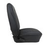 C400220 Leather Seat Covers, 1969 Chevy Camaro, Standard Interior Front Buckets, Black - image 3