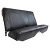C401120 Premium Stitched Vinyl Seat Cover Set, 1967-1968 Chevy Camaro, Coupe Standard Interior F&R, Black - image 2