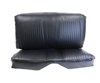 C401420 Leather Seat Cover Set, 1967-1968 Chevy Camaro, Convertible Rear W/Standard Interior, Black - image 2