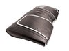 C401620 Leather Seat Covers, 1967-1967 Chevy Camaro, Deluxe Interior Rear, Fixed Back, Black/White - image 3
