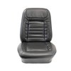 C401920 Leather Seat Covers, 1968-1968 Chevy Camaro, Deluxe Interior Front Buckets, Black - image 2