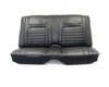 C402020 Leather Seat Covers, 1968-1968 Chevy Camaro, Coupe Deluxe Interior Rear, Fixed Back, Black - image 2