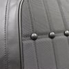 C402520 Leather Seat Cover Set, 1969 Chevy Camaro, Deluxe Interior Rear Coupe Fixed Back, Black - image 3