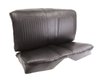 C404320 Leather Seat Cover Set, 1967-1968 Chevy Camaro, Conv Standard Interior Front & Rear, Black - image 3