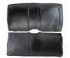 C404620 Premium Stitched Vinyl Seat Cover Set, 1969 Chevy Camaro, Conv Standard Interior F&R, Black - image 2