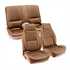 C420678 Leather Seat Cover Set, 1982-1984 Chevy Camaro, Standard Interior W/Solid Rear, Camel - image 1