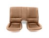 C420678 Leather Seat Cover Set, 1982-1984 Chevy Camaro, Standard Interior W/Solid Rear, Camel - image 4