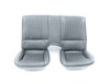 C420692 Leather Seat Cover Set, 1982-1984 Chevy Camaro, Standard Interior W/Solid Rear, Gray - image 4