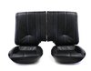 C420820 Leather Seat Cover Set, 1985-1985 Chevy Camaro, Standard Interior W/Split Rear, Black - image 3
