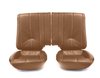 C420878 Leather Seat Cover Set, 1985-1985 Chevy Camaro, Standard Interior W/Split Rear, Camel - image 3