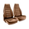 C420978 Leather Seat Cover Set, 1986-1992 Chevy Camaro, Standard Interior W/Solid Rear, Camel - image 2