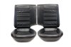 C421020 Leather Seat Cover Set, 1986-1992 Chevy Camaro, Standard Interior W/Split Rear, Black - image 3