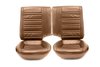 C421078 Leather Seat Cover Set, 1986-1992 Chevy Camaro, Standard Interior W/Split Rear, Camel - image 3