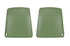 C9057 Seat Back Panels, 1969 Chevy Camaro, Light/Moss Green - image 1