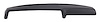 CH814701 Dash Pad W/Stereo Speaker Cutouts, 1970-1972 Chevy Chevelle, Black - image 1
