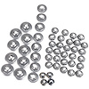 K1011 Emblem Speednut Kit, 1963-1963 Chevy Corvette, 51 Piece - image 1
