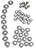 K1014 Emblem Speednut Kit, 1966-1966 Chevy Corvette, 47 Piece - image 1