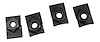 K1040 Fan Shroud U-Nuts, 1966-1967 Chevy Corvette, 4 Piece Set - image 1