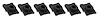 K1042 Glove Box Frame U-Nuts, 1963-1967 Chevy Corvette, 6 Piece Set - image 1