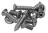 K1048 Headlight Bezel Screws, 1968-1982 Chevy Corvette, 12 Piece Set - image 1