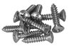 K1053 Console Molding Screws, 1958-1962 Chevy Corvette, Upper & Lower, 10 Piece Set - image 2