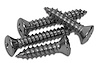 K1059 Grab Bar End Cap Screws, 1958-1962 Chevy Corvette, 4 Piece Set - image 1