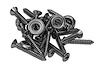 K1061 Door Panel Screws & Washers, 1958-1962 Chevy Corvette, 26 Piece Set - image 1