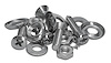 K1064 Package Tray Screws, 1959-1962 Chevy Corvette, 19 Piece - image 1