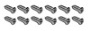 K1071 Sill Plate Screw Set, 1965-1967 Chevy Corvette, 12 Piece - image 1
