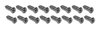 K1075 Shift Console Screws, 1963-1963 Chevy Corvette, 18 Piece Set - image 2