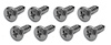 K1076 Shift Console Screws, 1964-1967 Chevy Corvette, 8 Piece Set - image 1