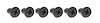 K1083 Steering Wheel Mount Screws, 1963-1982 Chevy Corvette, 6 Piece, Except 1976 - image 1