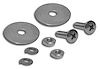 K1084 Convertible Top Rear Latch Screw Set, 1963-1967 Chevy Corvette - image 1