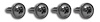 K1087 Radio Side Panel Screws, 1963-1967 Chevy Corvette, 4 Piece Set - image 1