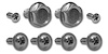 K1088 Rear Quarter Panel Trim Screws, 1963-1967 Chevy Corvette, Convertible - image 1