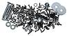 K1100 Interior Screw Kit, 1965-1966 Chevy Corvette, Convertible - image 1