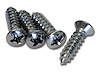 K1110 Park Brake Console Screws, 1967-1976 Chevy Corvette, 4 Piece Set