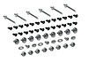 K1125 Rear Compartment Hardware Screw Set, 1968-1972 Chevy Corvette - image 1