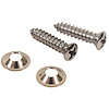 K1138 Shift Console Side Trim Screws, 1968-1976 Chevy Corvette, 4 Piece - image 1
