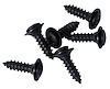 K1166 Door Latch Bezel Screws, 1984-1993 Chevy Corvette, 6 Piece - image 1