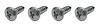 K1188 Rear License Bezel Screws, 1963-1967 Chevy Corvette, 4 Piece Set - image 1