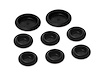 K1194 Floor Pan Drain Plugs, 1963-1967 Chevy Corvette, 8 Piece Set - image 1