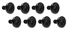 K1228 Weatherstrip Retainer Set, 1963-1967 Chevy Corvette, Door Auxiliary, 8 Piece