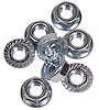 K1230 Grille Bar To Bumper Nuts, 1958-1960 Chevy Corvette, 8 Piece Set - image 1