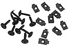 K1248 Grille Mount Screw Set, 1975-1979 Chevy Corvette, 20 Piece - image 1